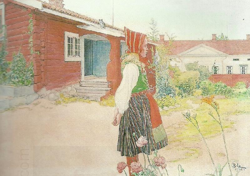 Carl Larsson falugarden-garden fran falun China oil painting art